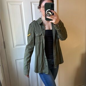 Forever 21 Army Jacket Green